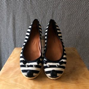 Marc by Marc Jacobs Stripe Mouse Espadrille Flats